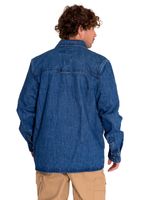 Chaqueta Casual Unisex Rigid Denim Heavy Overshirt Gris Cat
