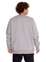 Poleron-Casual-Unisex-Caterpillar-Logo-Crewneck-Sweatshirt-Gris-Cat