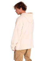 Poleron-Casual-Unisex-Microfleece-Pullover-Hoodie-Beige-Crudo-Cat