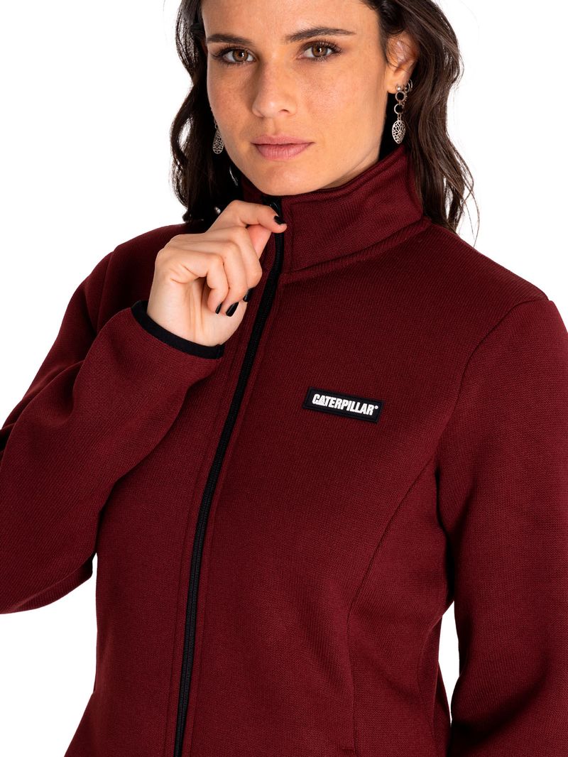 Polar-Casual-Mujer-W-Foundation-Sweater-Fleece-Rojo-Cat