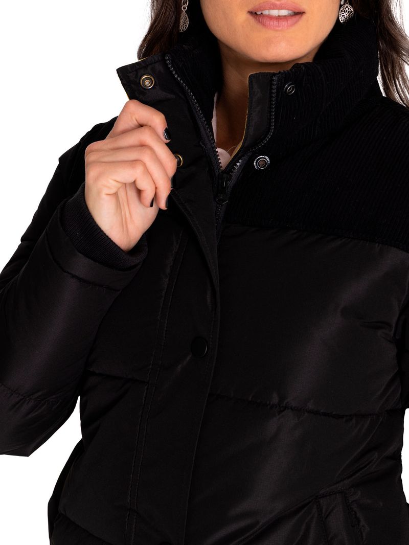 Chaqueta-Casual-Mujer-W-Heavyweight-Insulated-Puffer-Jacket-Negro-Cat