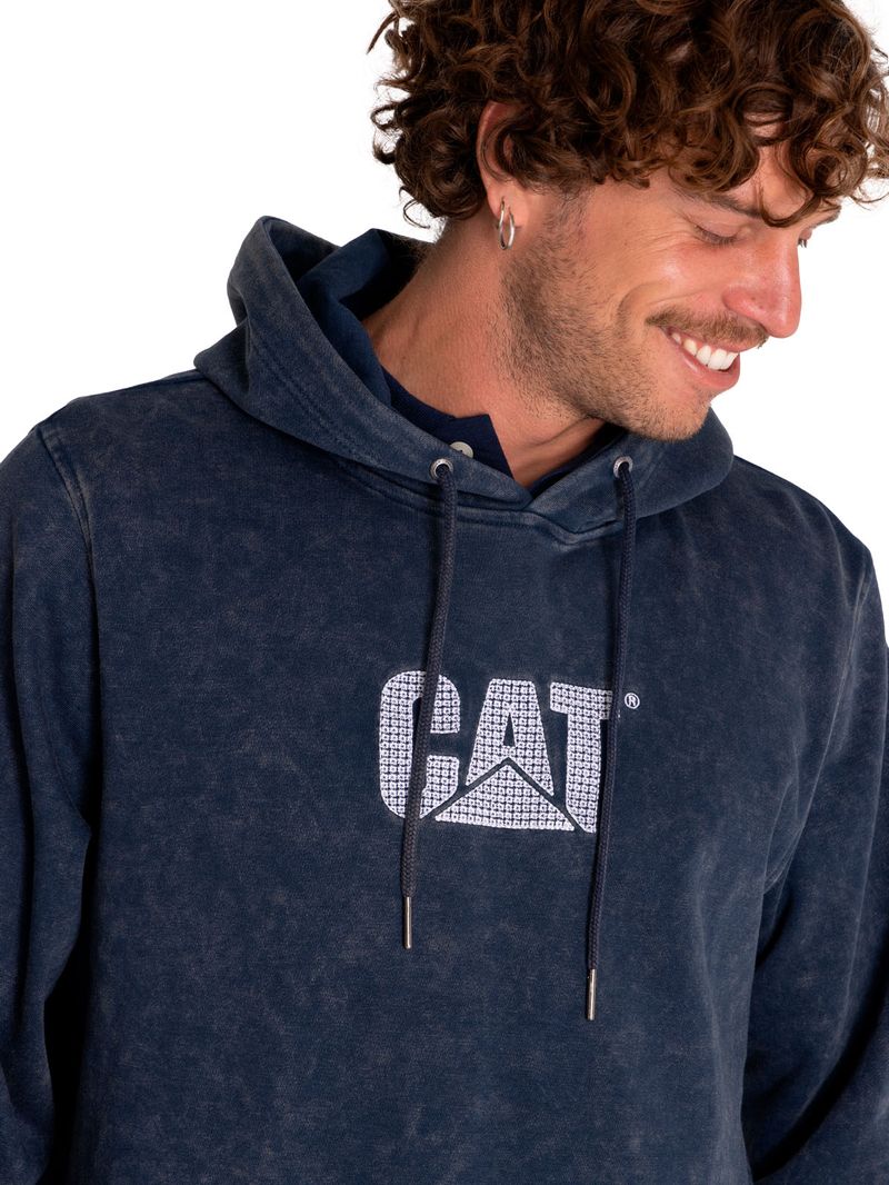 Poleron-Casual-Hombre-Heritage-Uniform-Embroidered-Hoodie-Azul-Cat