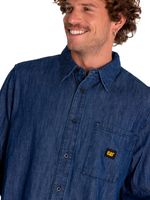 Camisa-Manga-Larga-Casual-Hombre-Denim-L-S-Shirt-Gris-Cat