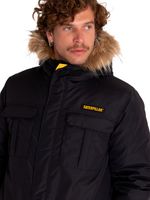 Parka Casual Hombre Mediumweight Insulated Utility Parka Negro Cat