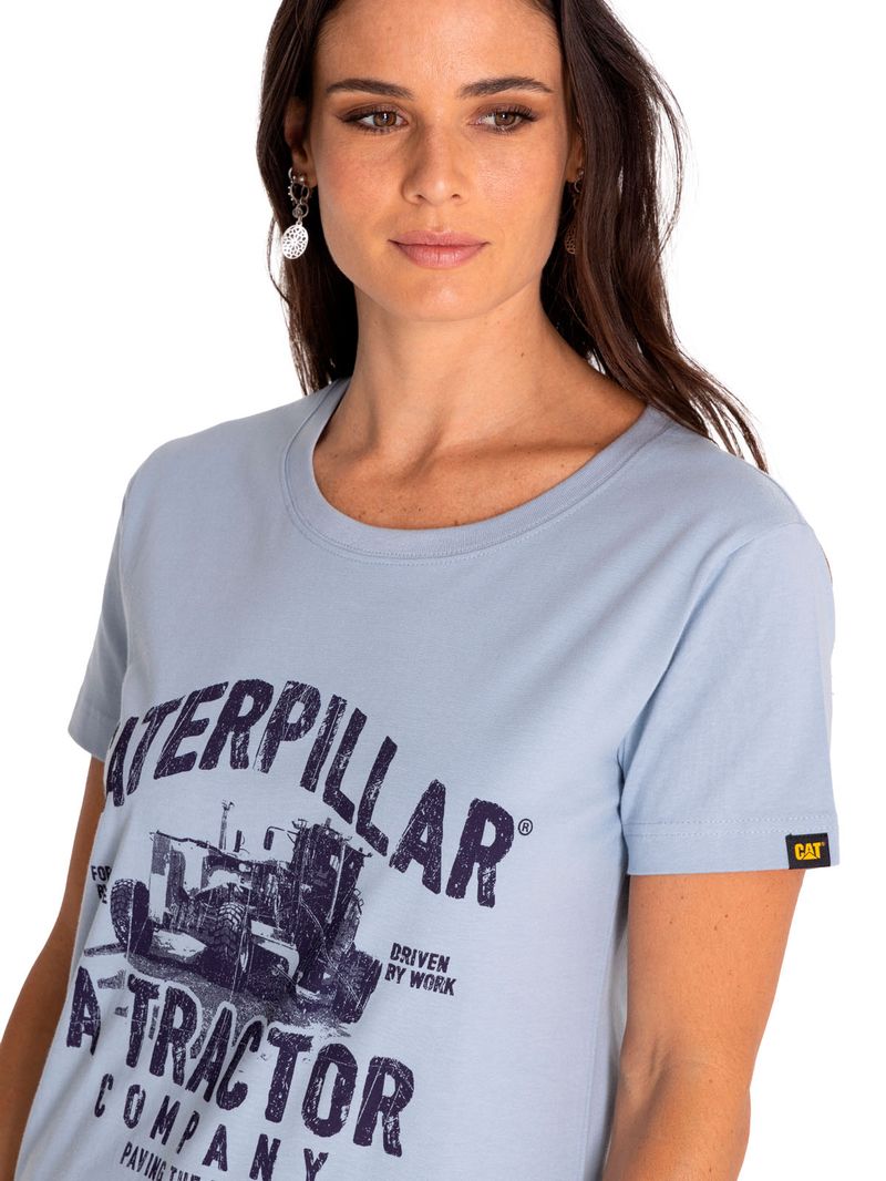 Polera-Manga-Corta-Casual-Mujer-Women-S-Graphic-Tee-Azul-Cat
