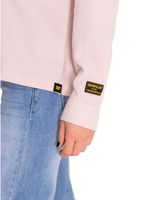 Blusa-Manga-Larga-Casual-Mujer-Heritage-Uniform-Boxy-L-S-Shirt-Morado-Cat