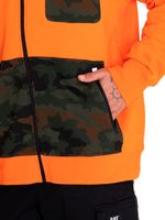 Poleron-Casual-Hombre-Utility-Hood-Banner-Full-Zip-Sweatshirt-Rojo-Cat
