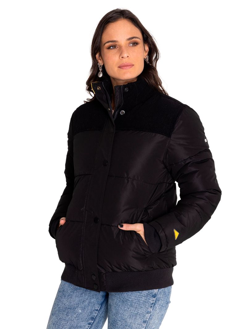 Chaqueta-Casual-Mujer-W-Heavyweight-Insulated-Puffer-Jacket-Negro-Cat