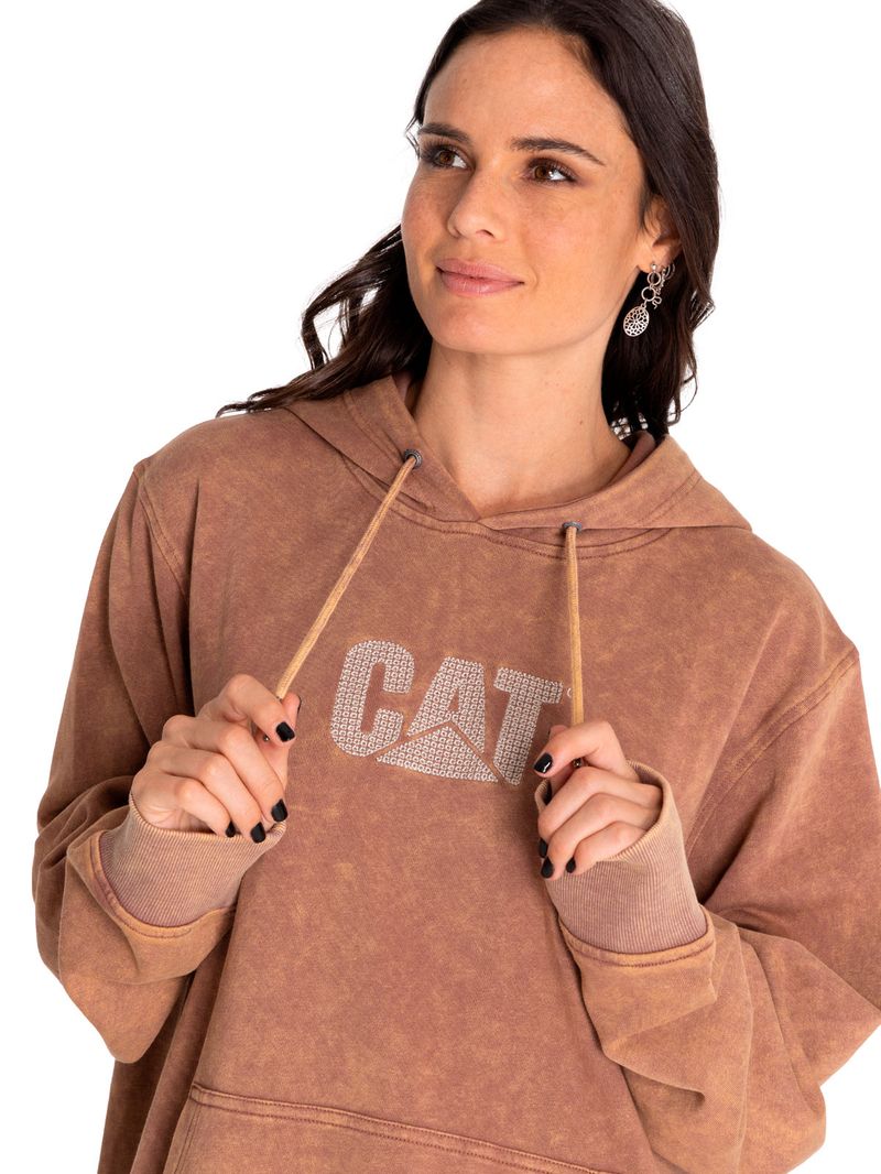 Poleron-Casual-Unisex-Heritage-Uniform-Embroidered-Hoodie-Gris-Cat