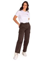 Pantalon Casual Mujer Heritage Uniform High-Rise Cargo Pant Negro Cat