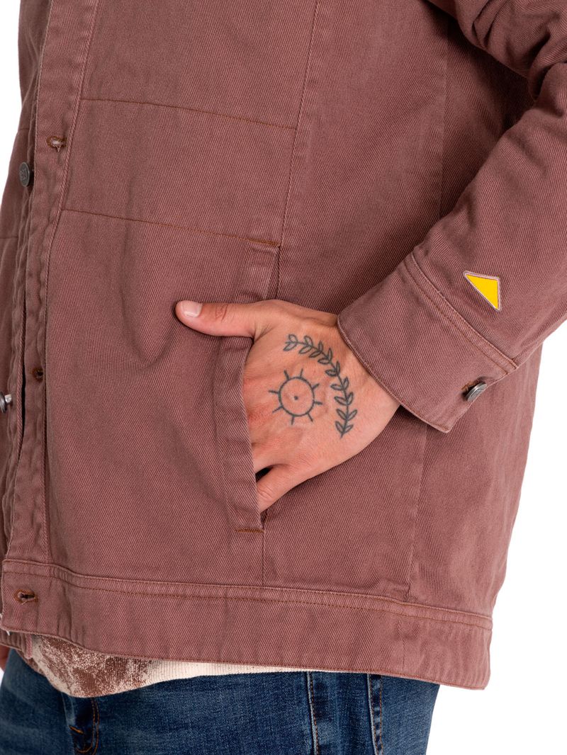 Chaqueta-Casual-Unisex-Heritage-Uniform-Twill-Shirt-Jacket-Gris-Cat