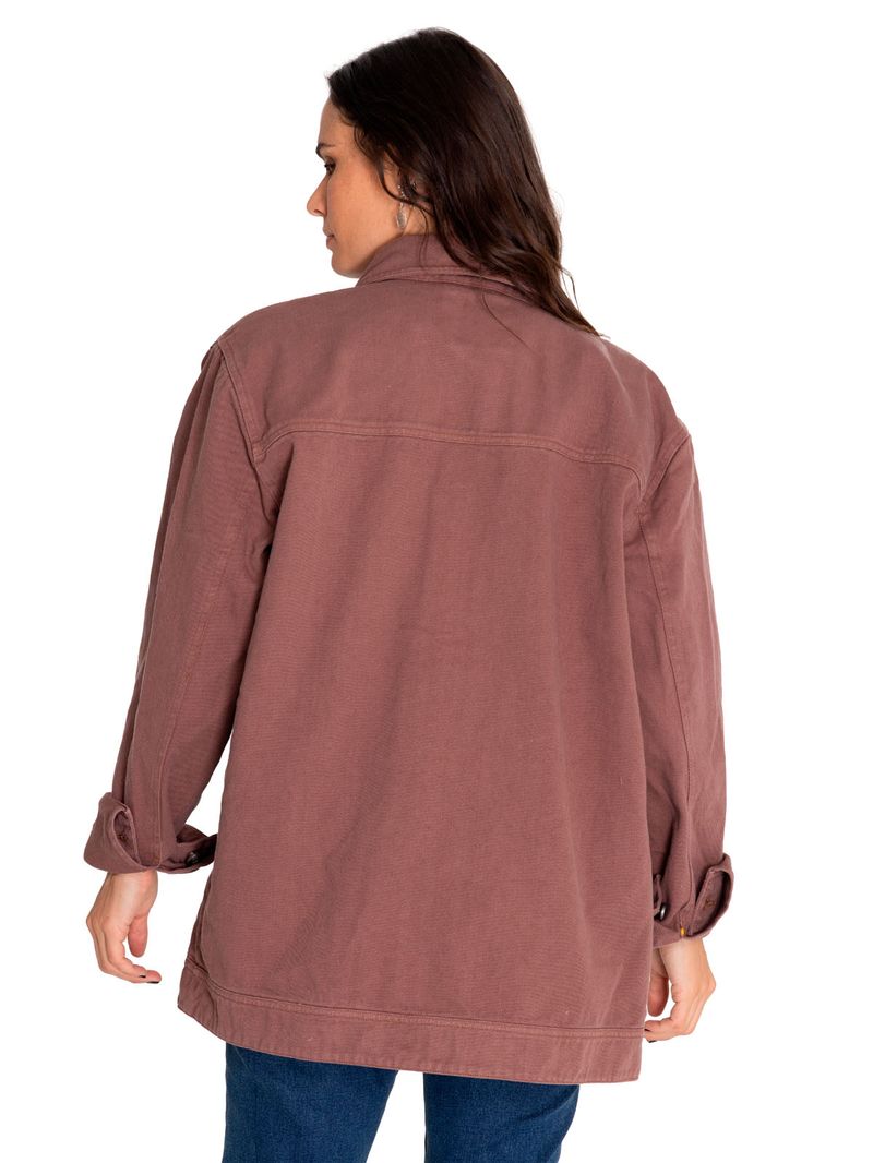 Chaqueta-Casual-Unisex-Heritage-Uniform-Twill-Shirt-Jacket-Gris-Cat