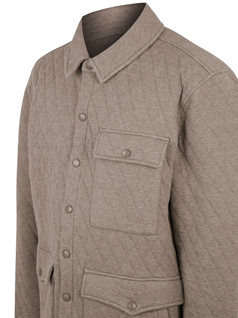 Polerón Fibras Recicladas Hombre Burgofull Verde Rockford