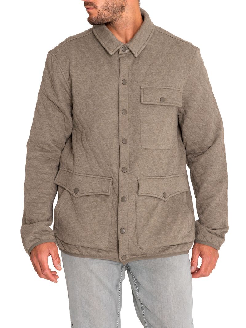 Polerón Fibras Recicladas Hombre Burgofull Verde Rockford