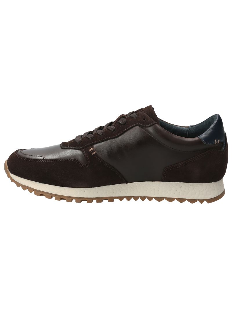 Zapatilla Cuero Hombre Flint Café Rockford