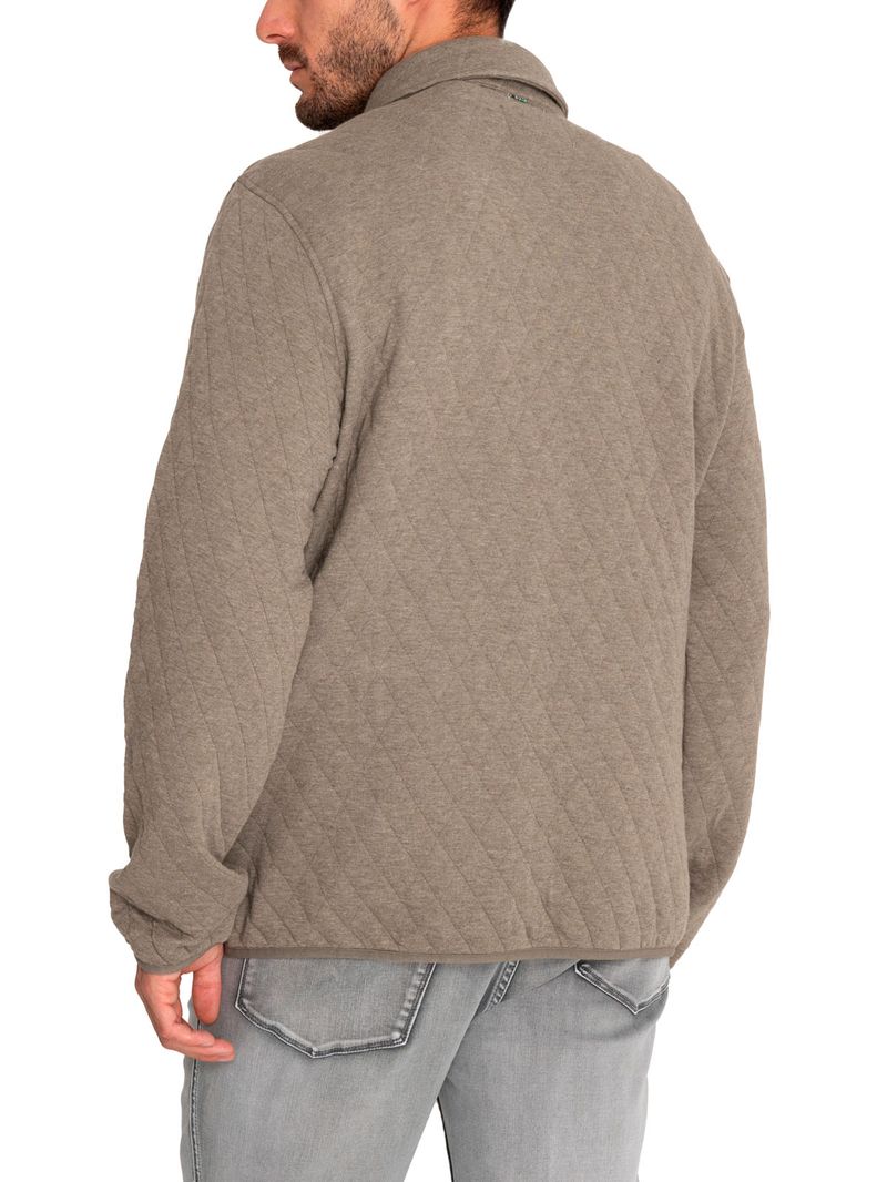 Polerón Fibras Recicladas Hombre Burgofull Verde Rockford