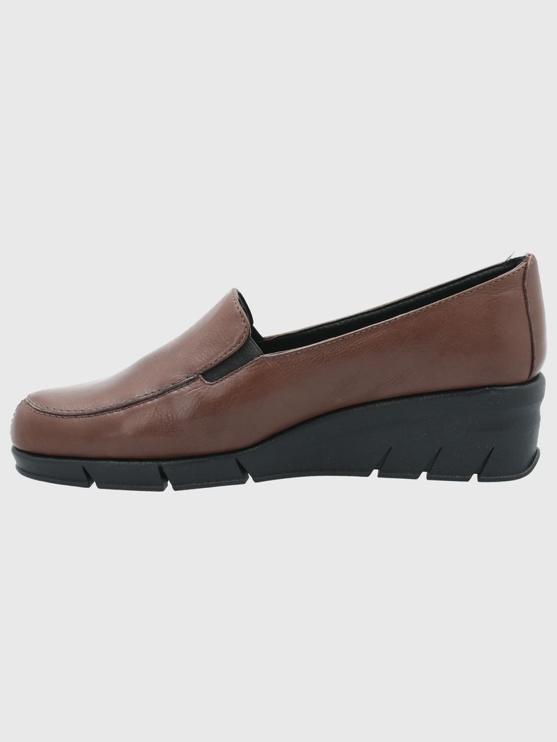 Zapato Cuero Mujer Huge Grant Too Café