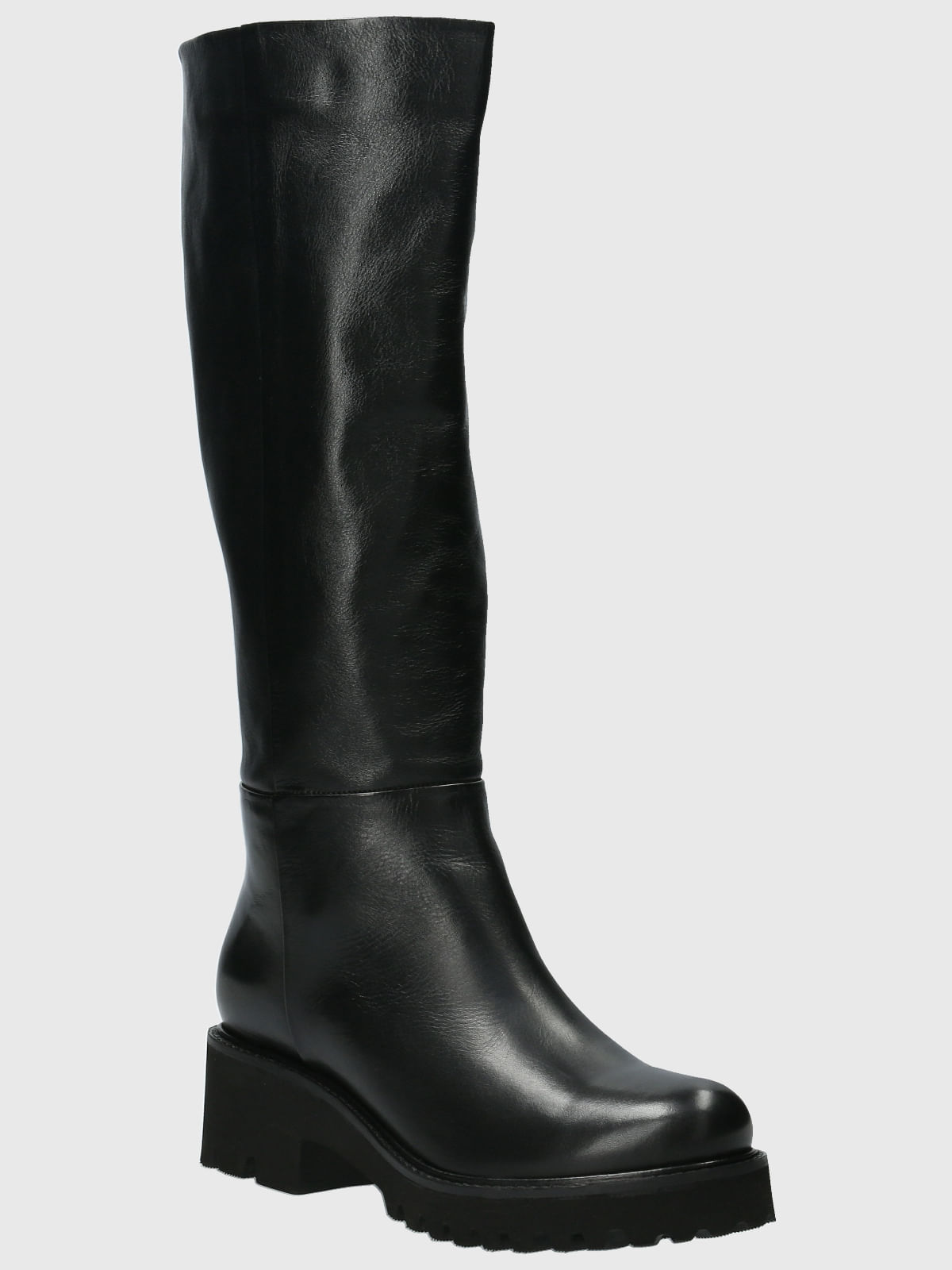 Botas fashion mujer cuero negro