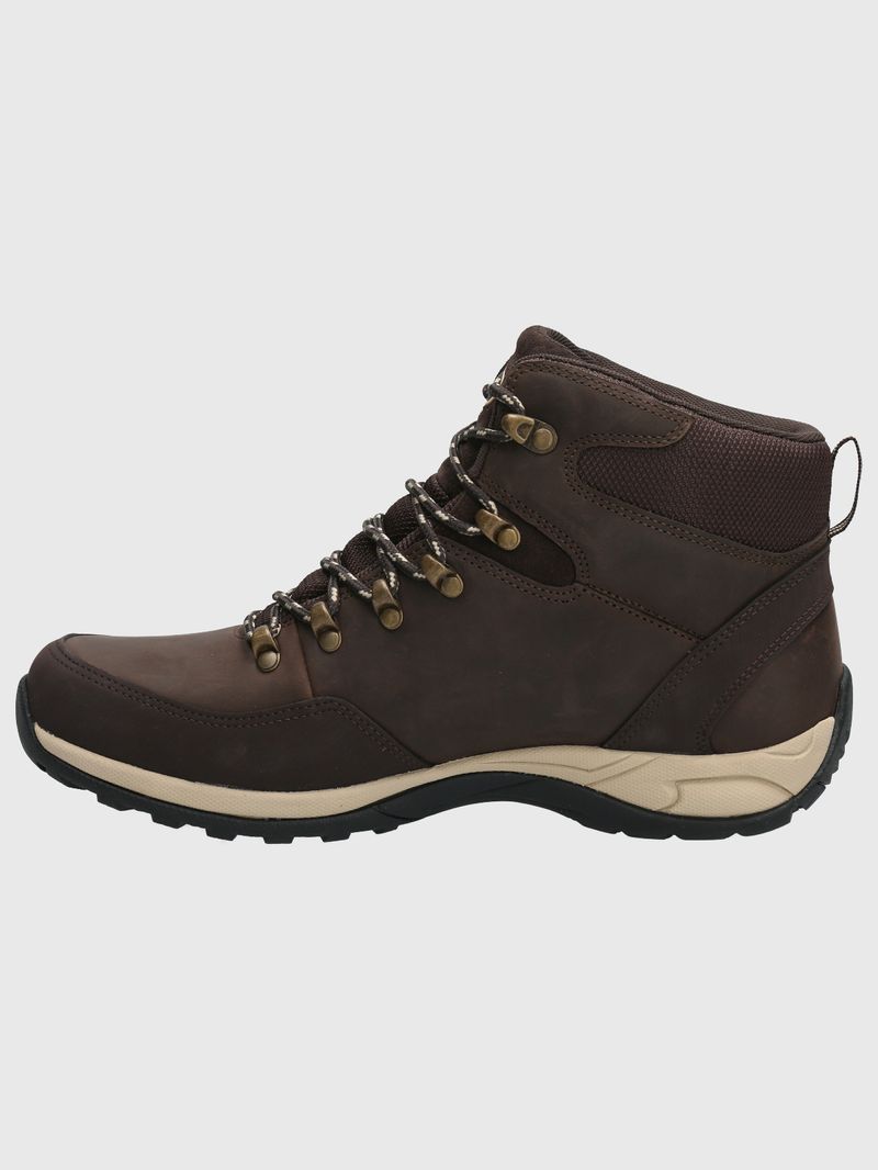 Botin Cuero Hombre Gepard Café