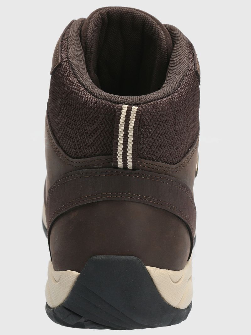 Botin Cuero Hombre Gepard Café