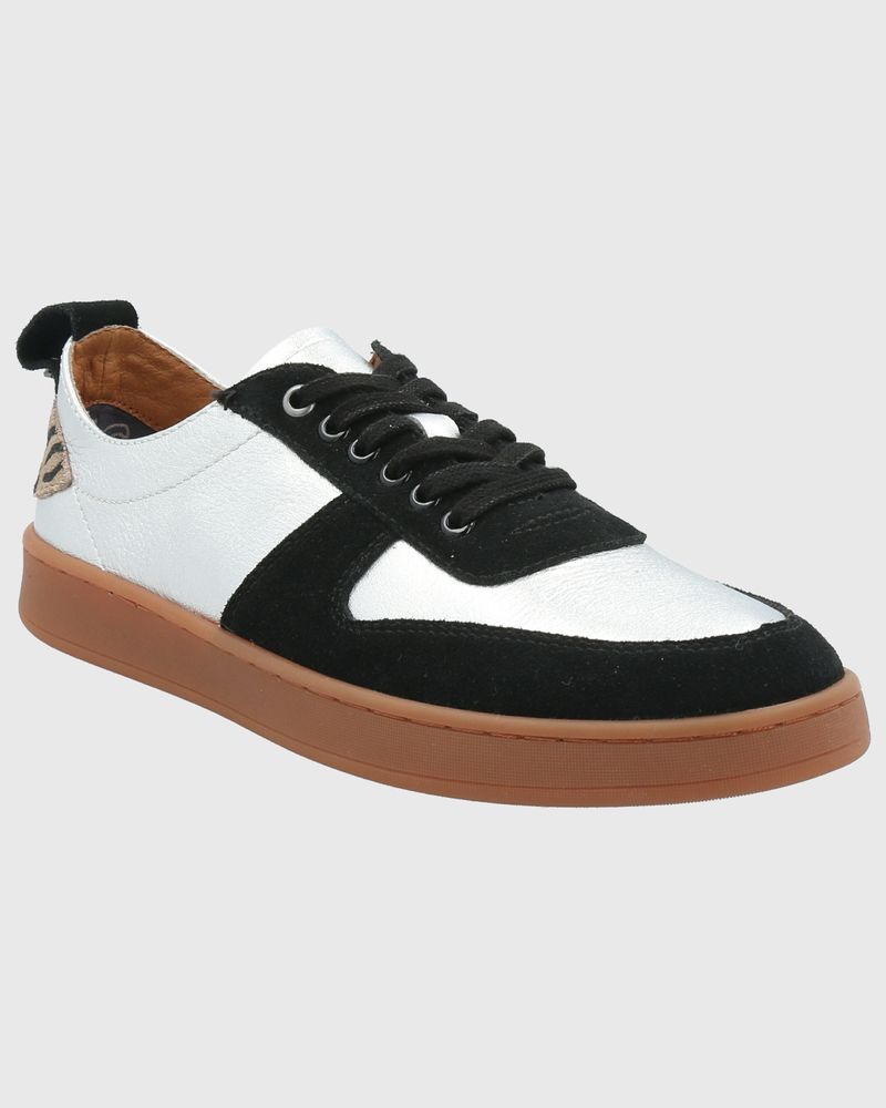 Zapatilla-Cuero-Mujer-Lilem-Metalizado