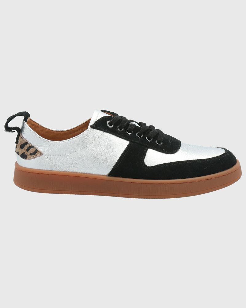 Zapatilla-Cuero-Mujer-Lilem-Metalizado