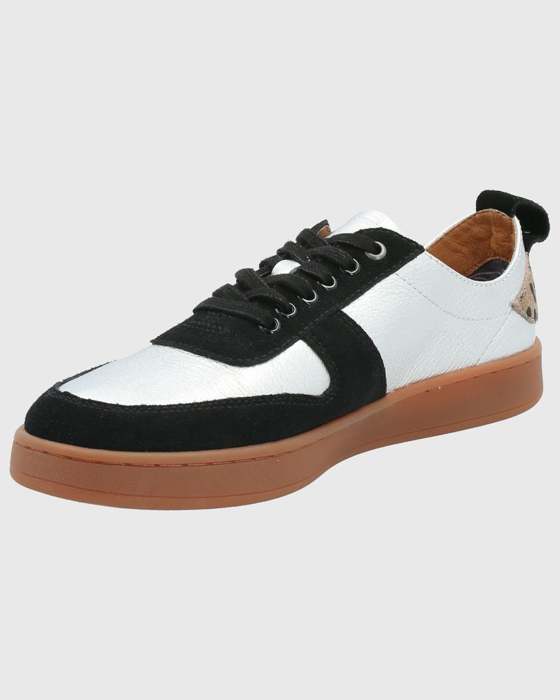 Zapatilla-Cuero-Mujer-Lilem-Metalizado