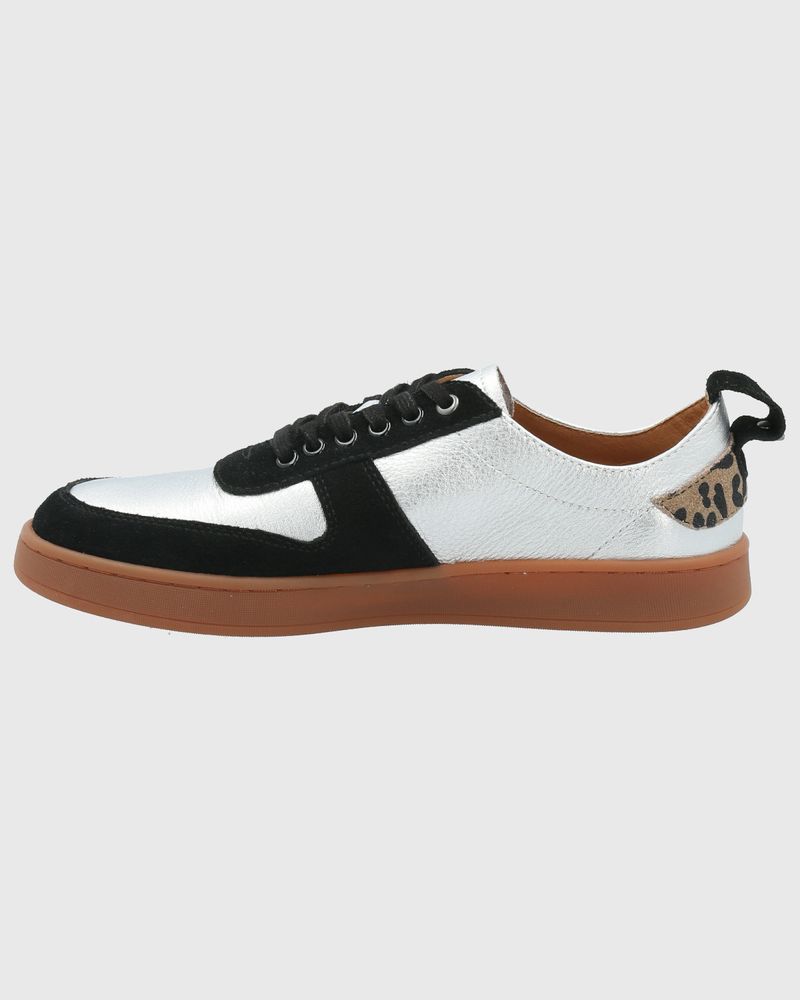 Zapatilla-Cuero-Mujer-Lilem-Metalizado