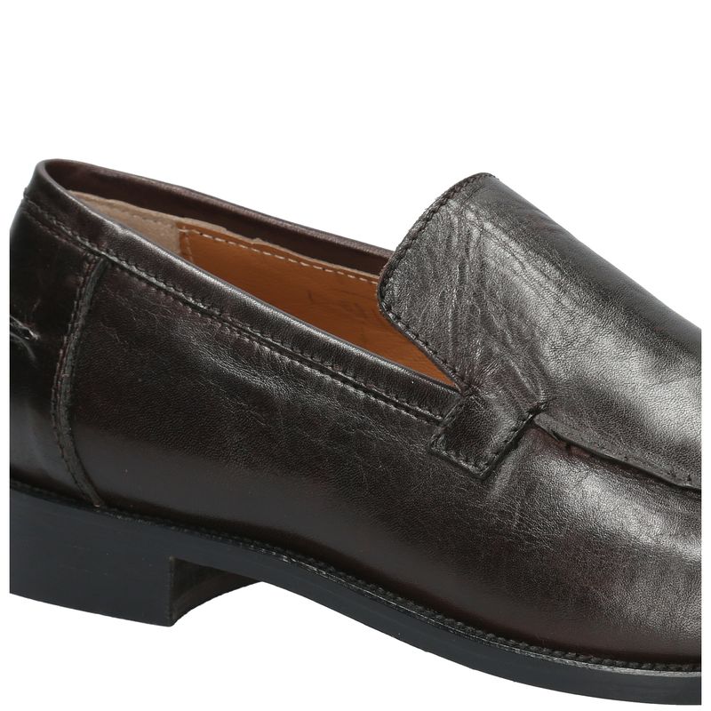 Mocasin Hombre Fornaci Café Oscuro