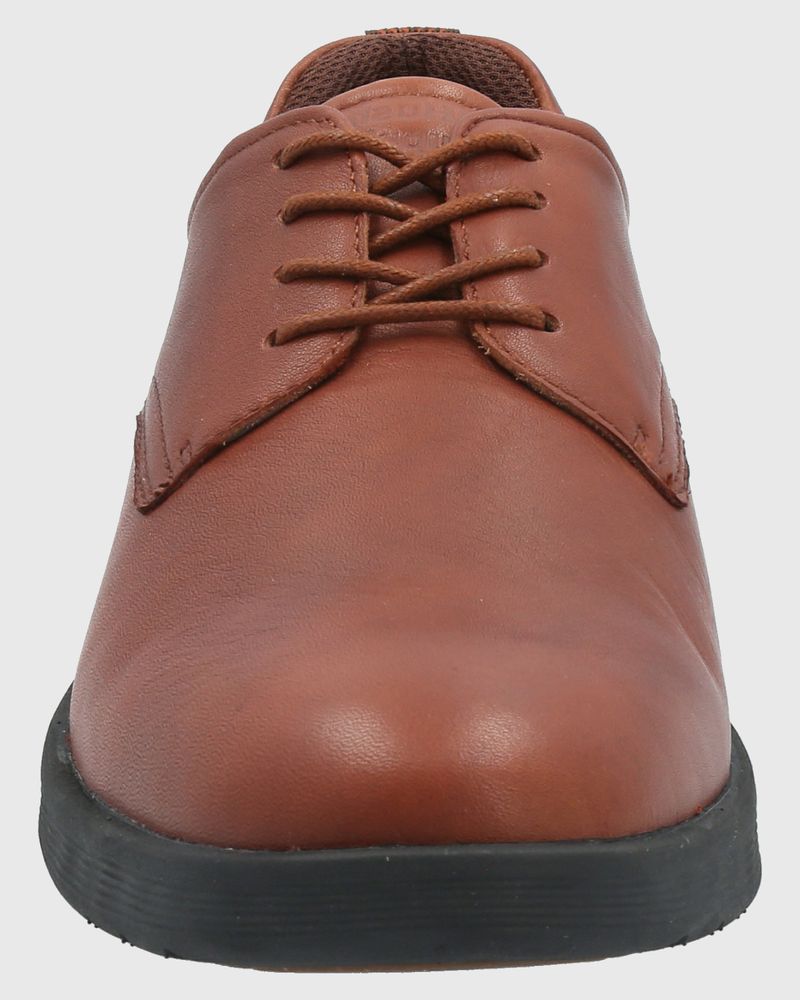 Zapato Cuero Hombre Spinal Town Café