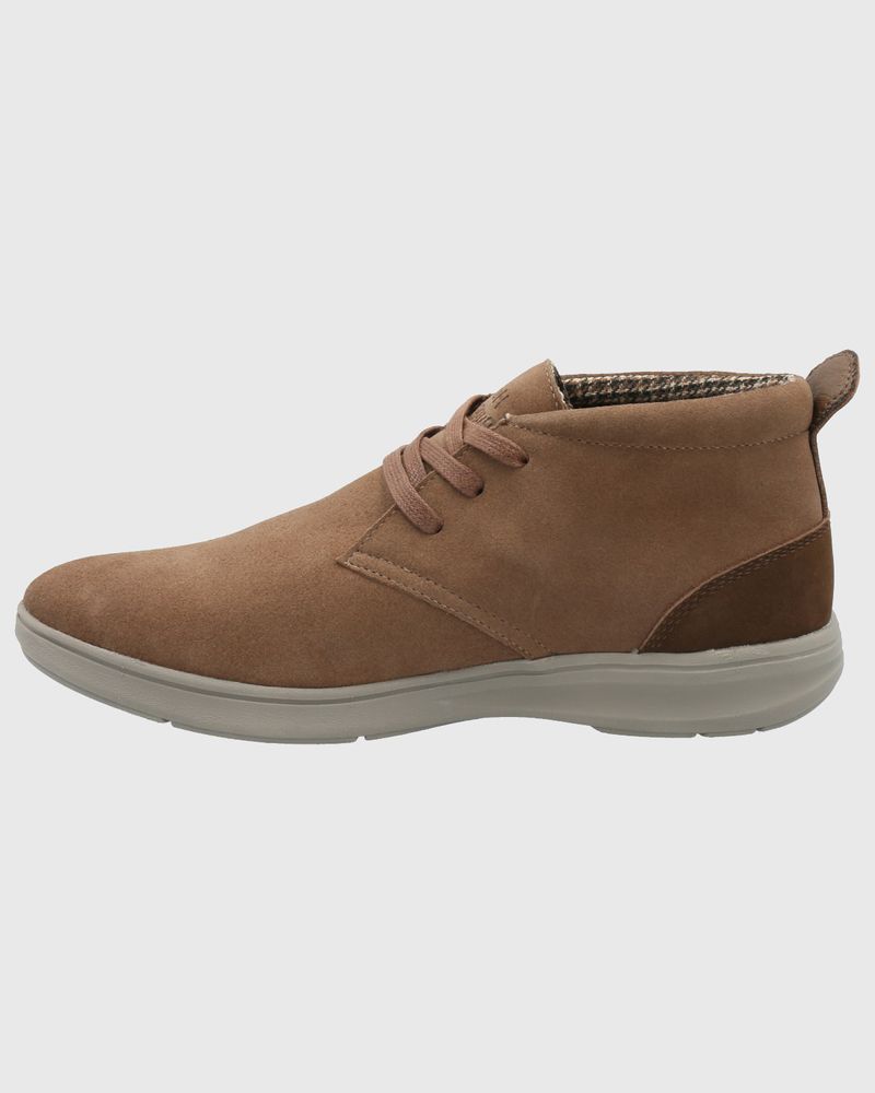 Botin Cuero Hombre Rudder Café