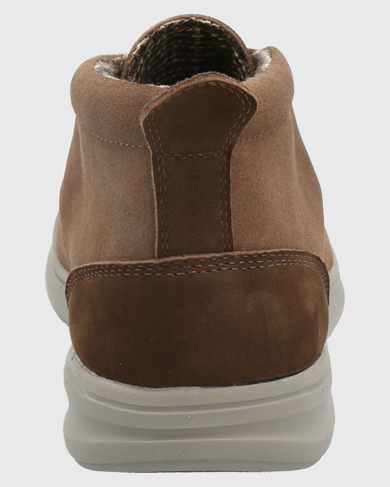 Botin Cuero Hombre Rudder Café