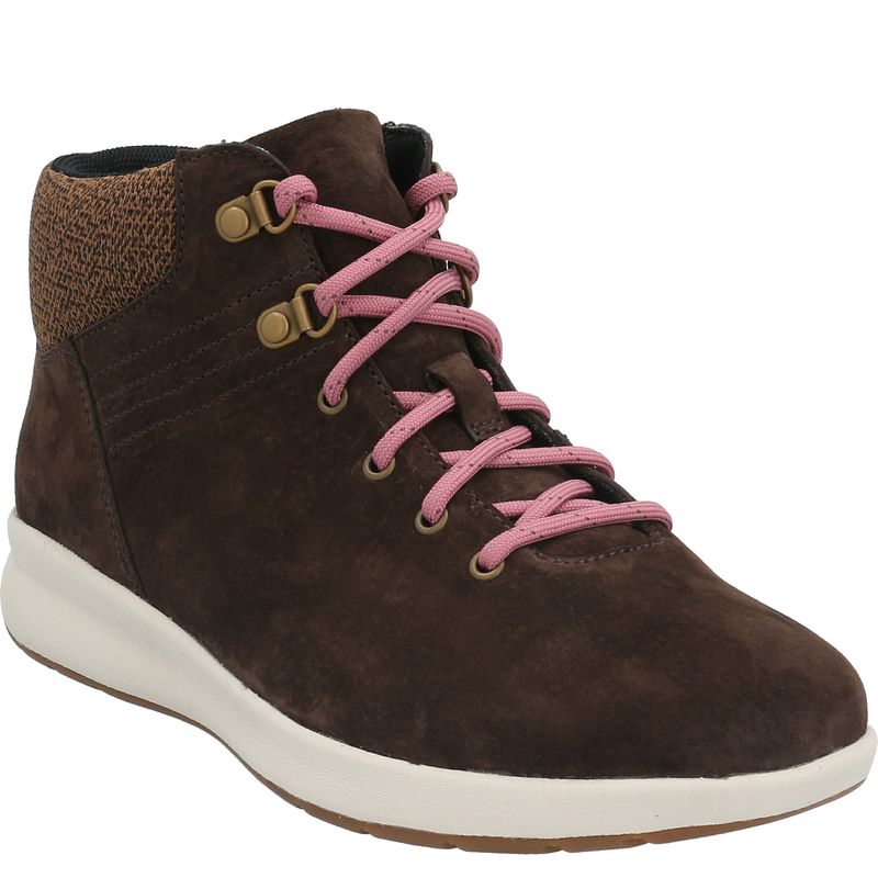 Zapatilla Cuero Mujer Spinal Lace Boot Hush Puppies Zapatos.cl