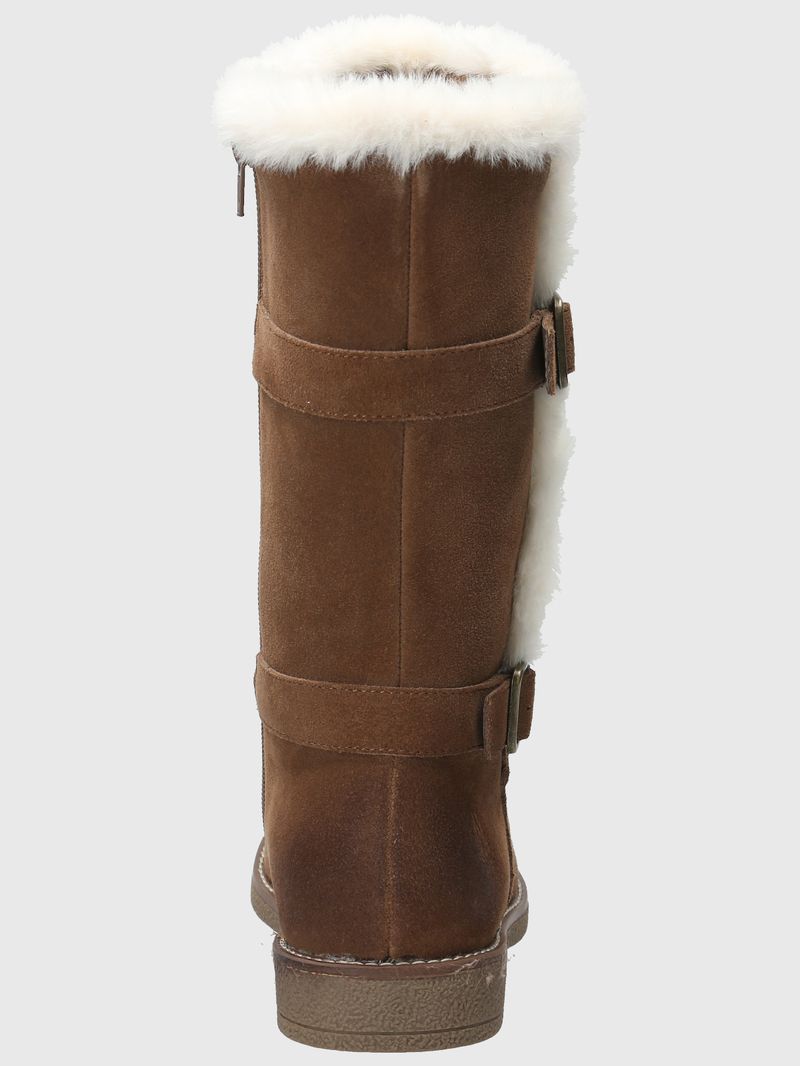 Bota Cuero Mujer Astrid Café