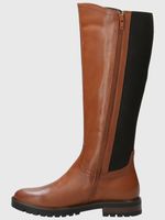 Bota Cuero Mujer Edra Café