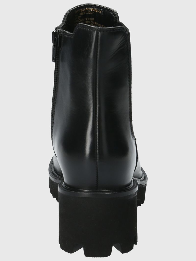 Botín Cuero Mujer Cassia Negro