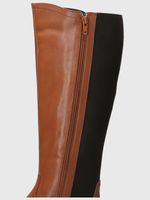 Bota Cuero Mujer Edra Café