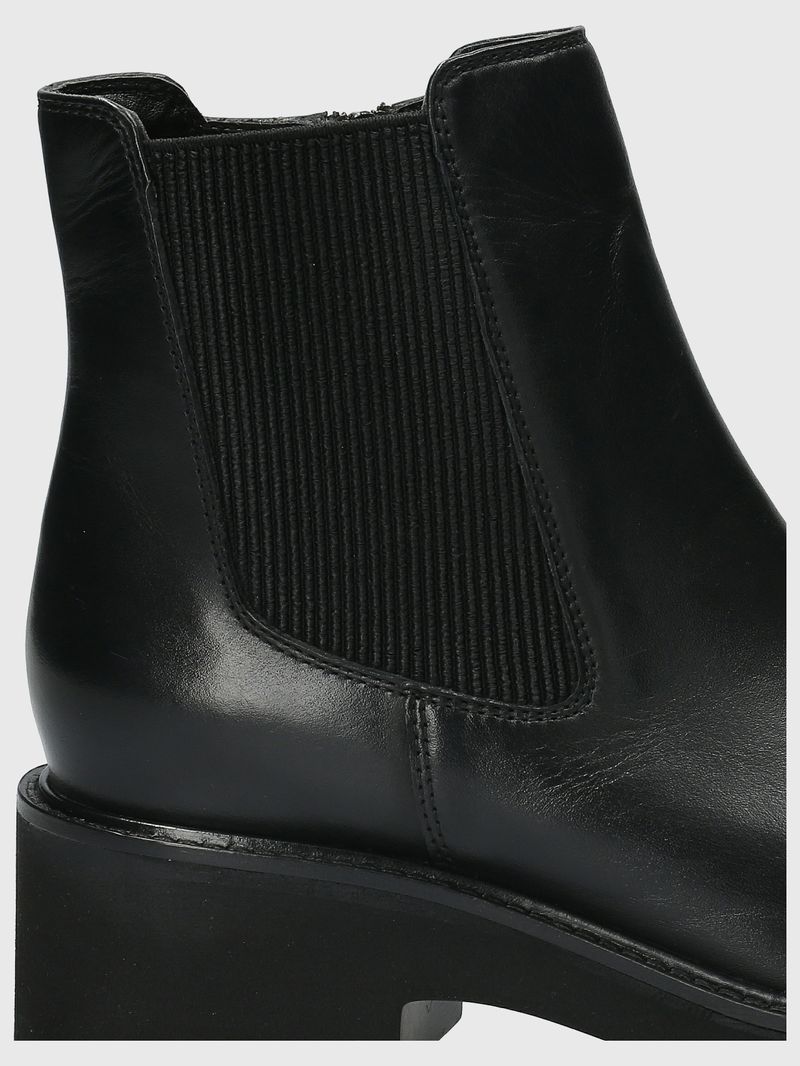 Botín Cuero Mujer Cassia Negro