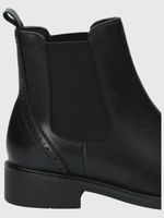Botin Cuero Mujer Algate Negro