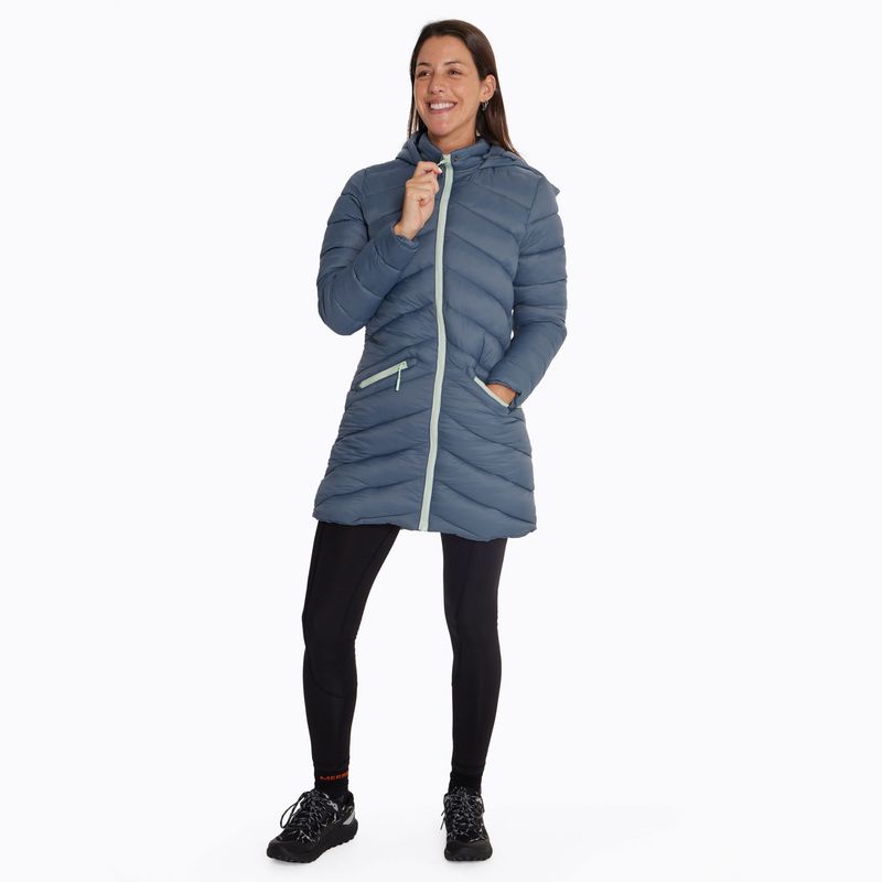 Parka-Mujer-Padded-Long-Azul-Merrell