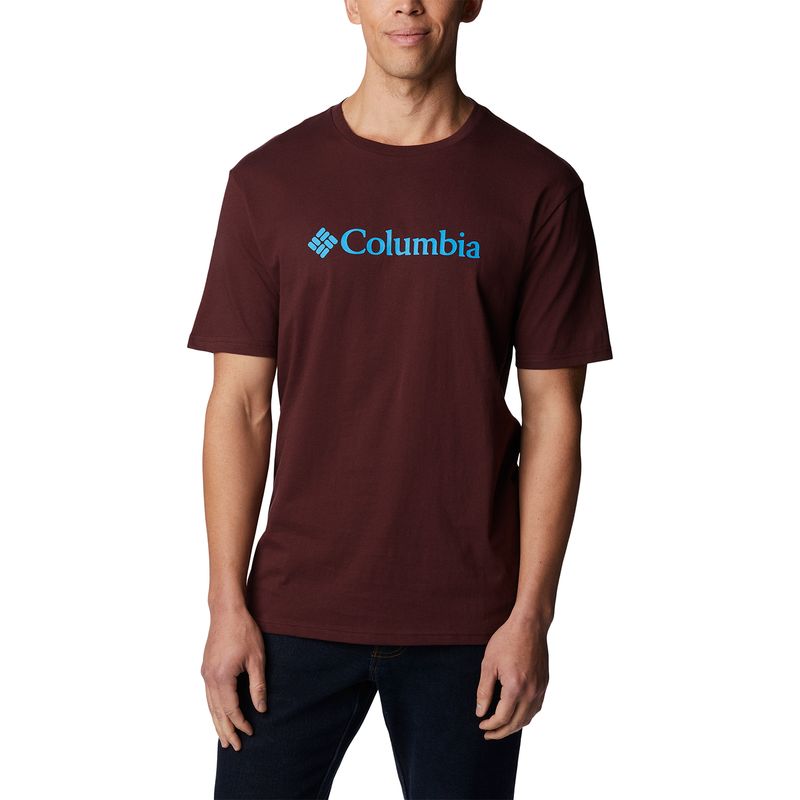Polera-Manga-Corta-Hombre-Csc-Basic-Logo-Short-Sleeve-Morado