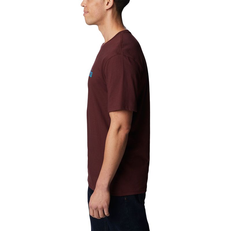 Polera-Manga-Corta-Hombre-Csc-Basic-Logo-Short-Sleeve-Morado