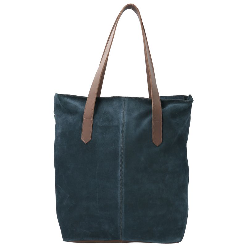Cartera-Cuero-Mujer-Allie-Tote-Azul-Rockford