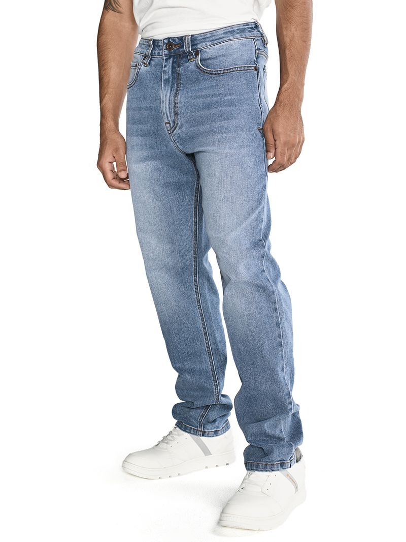 Jeans-Denim-Hombre-Eco-Stretch-Denim-Straight-Gris-Cat