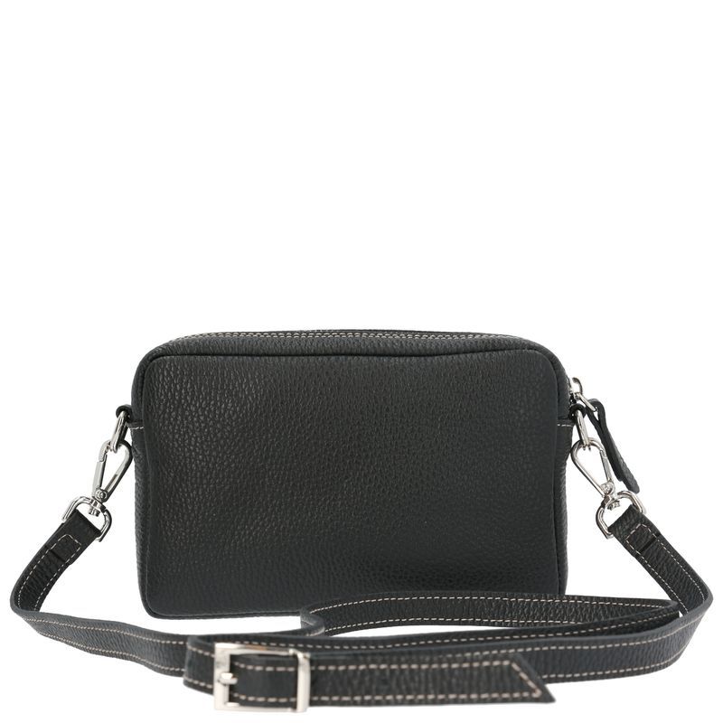 Cartera Cuero Mujer Genova Cross Negro Hush Puppies