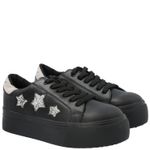 Zapatilla-Cuero-Niña-Quens-Negro