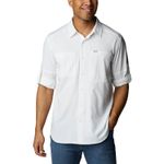 Camisa Manga Larga Hombre Silver Ridge Utility Lite Blanco Columbia