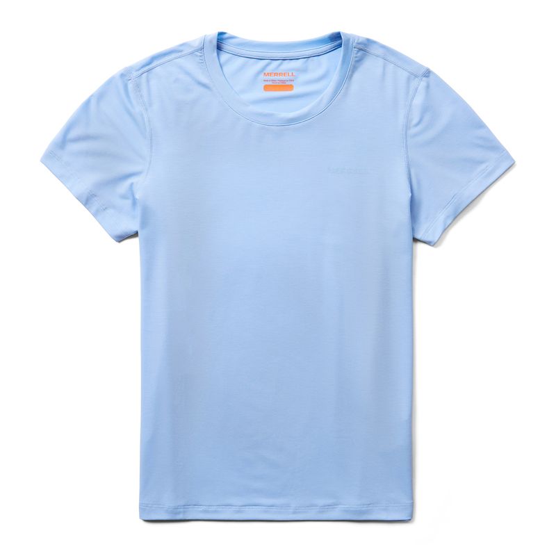 Polera-Mujer-Tencel-Celeste-Merrell
