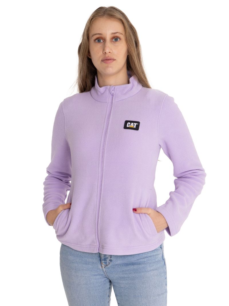 Polar-Casual-Mujer-Women-S-Microfleece-Full-Zip-Morado-Cat