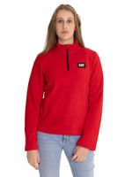 Polar-Casual-Mujer-Women-S-Microfleece-Quarter-Zip-Rojo-Cat